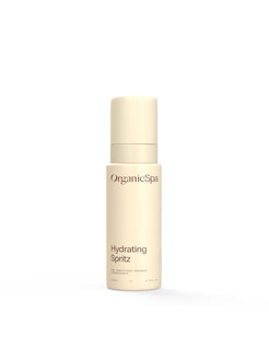 Organicspa Hydrating Spritz front pack, certified organic toning mist for face made in Australia.