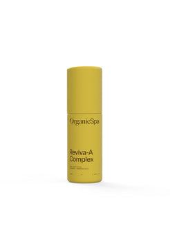 Organicspa Organicsceuticals Reviva-A Complex front pack, certified organic vitamin A night treatment.